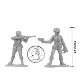 BMC Toys Plastic Army Women Gray Scale