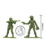 BMC Toys Plastic Army Women OD Green Scale