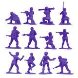 BMC Toys Plastic Army Women Purple A Back