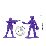 BMC Toys Plastic Army Women Purple Scale