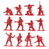 BMC Toys Plastic Army Women Red A Back