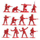 BMC Toys Plastic Army Women Red A