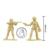 BMC Toys Plastic Army Women Tan Scale