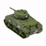BMC Toys Sherman Tank OD Green Back