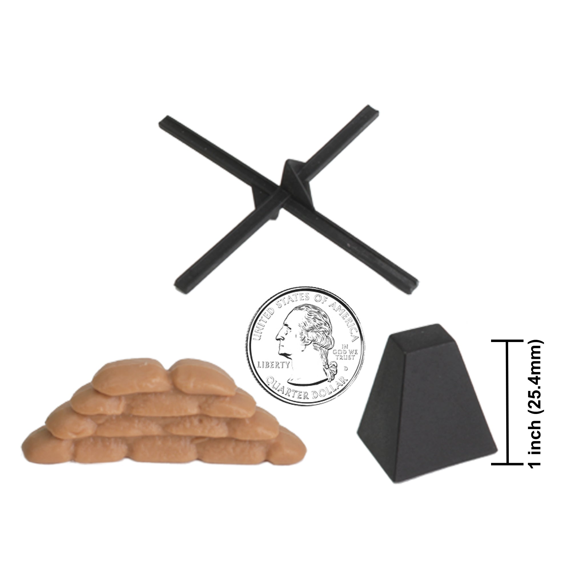 置物2 BMC Classic Marx Battleground Brown Plastic Army Men Playset