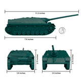 BMC Toys WW2 Jaghtpanzer Tank Forest Scale