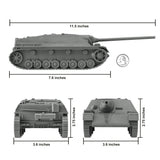 BMC Toys WW2 Jaghtpanzer Tank Gray Scale