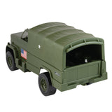 Tim Mee Toy Big Cargo Truck Olive Back