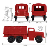 Tim Mee Toy Cargo Truck Red Scale