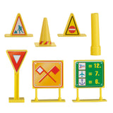 Tim Mee Toy Construction Sand and Gravel Playset Road Signs