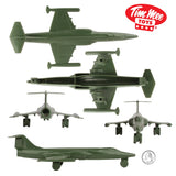 Tim Mee Toy Jets Cold War Olive F104