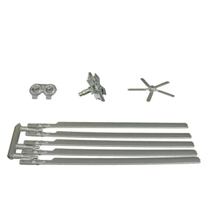 Tim Mee Toy Rescue Helicopter Rotor Parts Silver-Gray