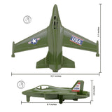 Tim Mee Toy Fighter Jet OD Green Scale