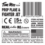 Tim Mee Toy Prop Plane and Fighter Jet OD Green Label Art