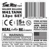 Tim Mee Toy Walker Bulldog Tank Gray Label Art