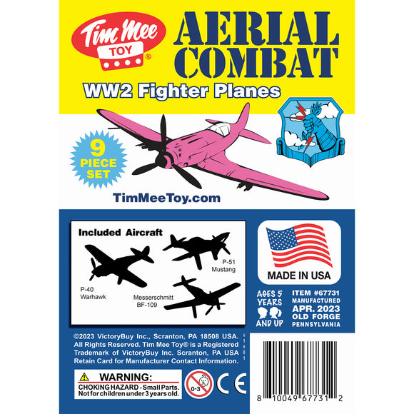 Tim Mee Toy WW2 Fighter Planes Pink Insert Art